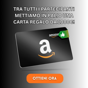 Vinci gratis una carta regalo Amazon da 1000€
