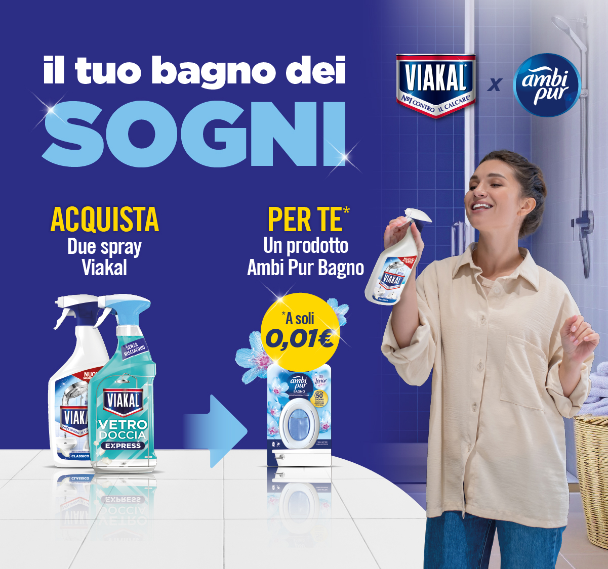 Rimborso Ambipur Bagno di 4,99€ con Viakal