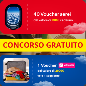 Buoni viaggio in palio: prova a vincere fino a 2.000 €