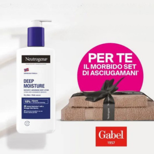Premio certo con Neutrogena: ricevi il set di asciugamani Gabel