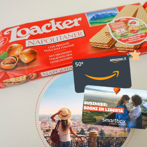 Vinci gratis Buoni Amazon e Smartbox con Loacker